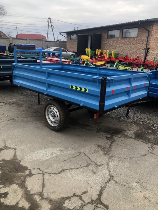 Прицеп до трактора,прицеп самоскид,1птс2, причіп до міні трактора.