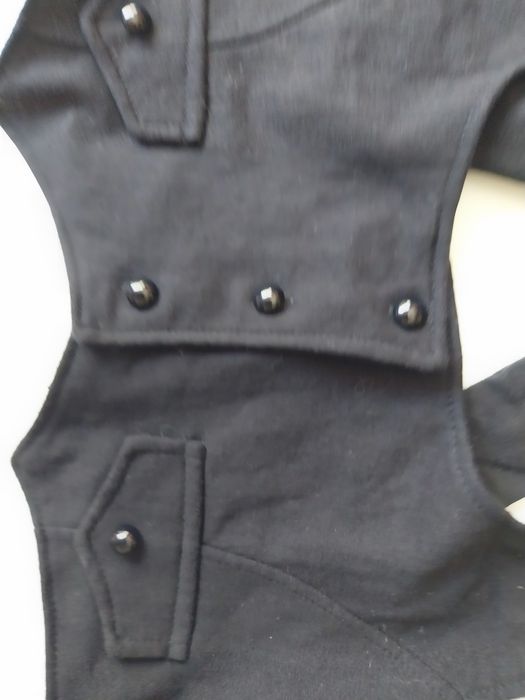 Colete preto curto mulher - tamanho S - black vest woman