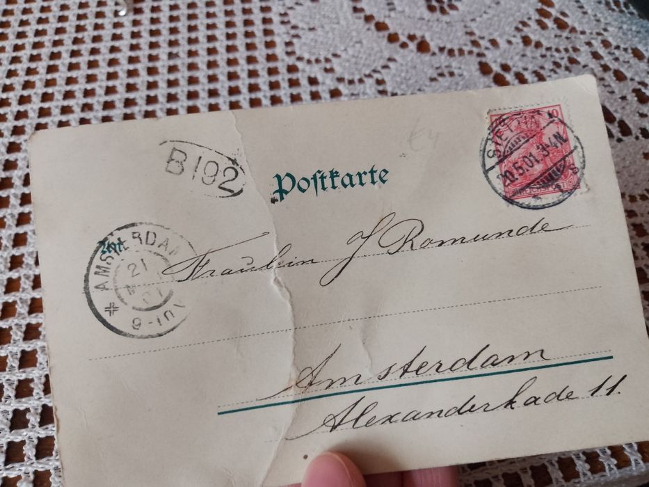 Stara pocztówka Szczecin 1901 rok