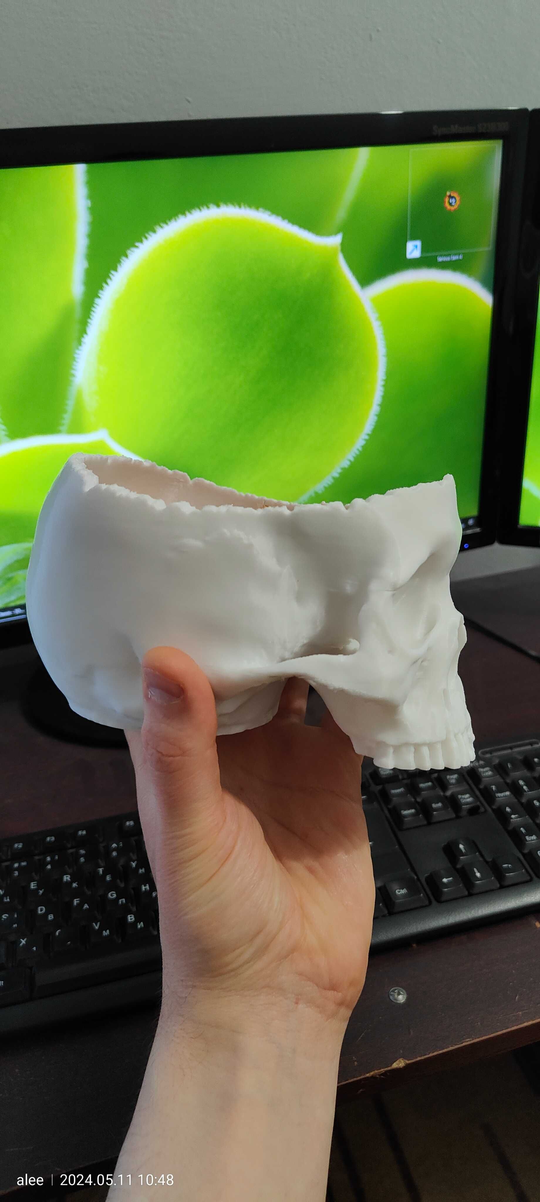 Цукерниця-череп, 3д-друкована