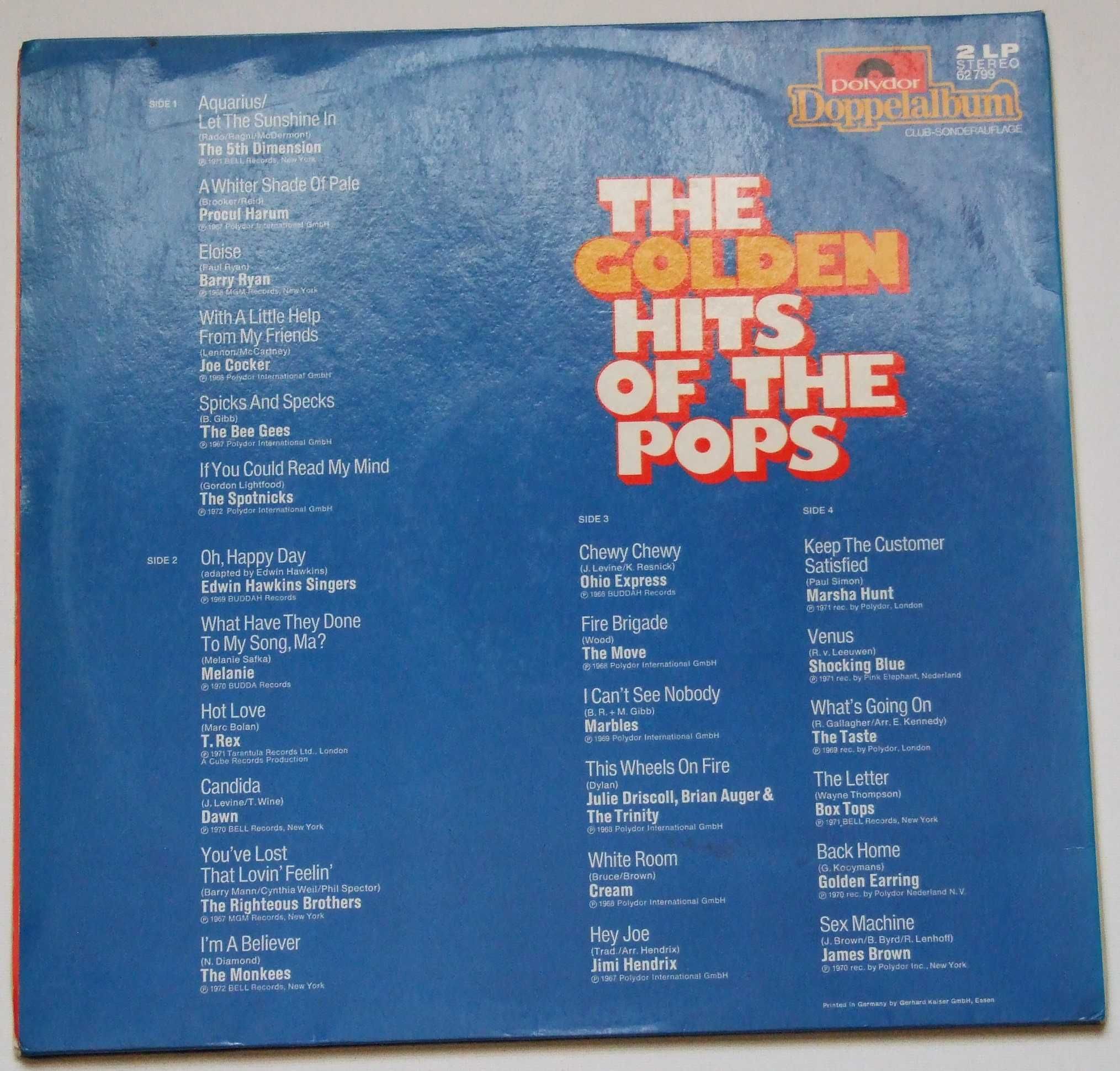 Various – The Golden Hits Of The Pops