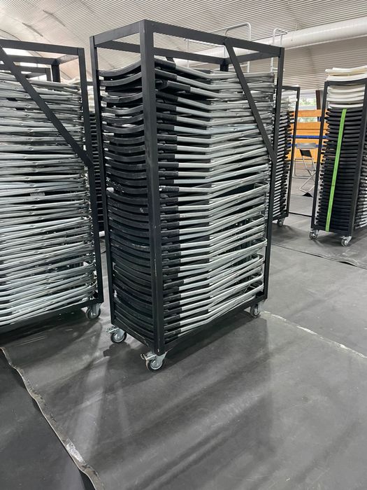 Kosze na krzesła składane wózki krzesła gunde ikea jet wózek