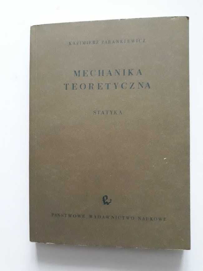 Statyka Budowli. Podręcznik dla szkół technicznych. Część I.  1939