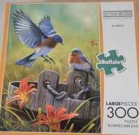 Puzzle 300 Ptaszki w ogrodzie (-1)