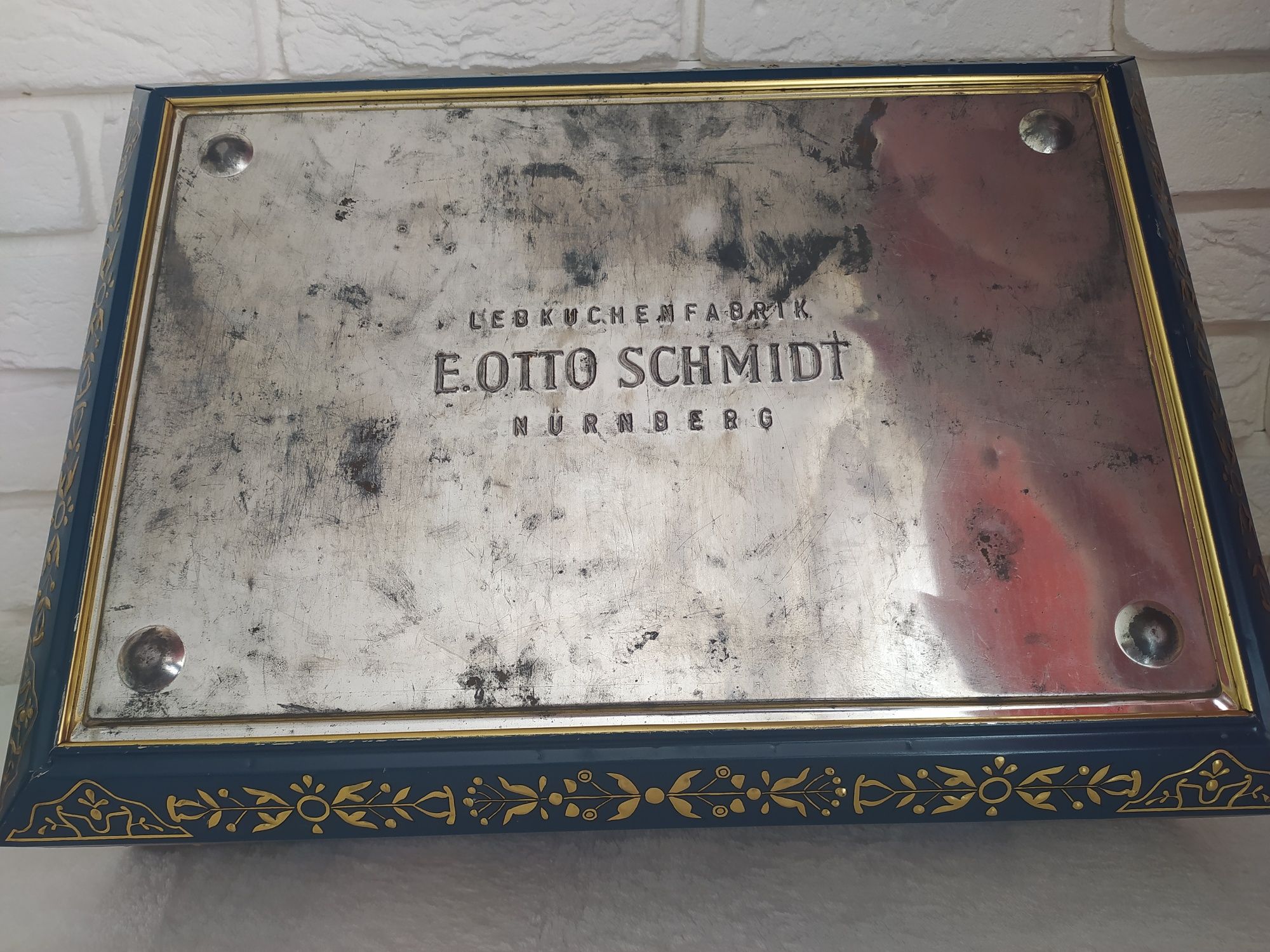 Pudełko skrzynia  metalowe Schmidt