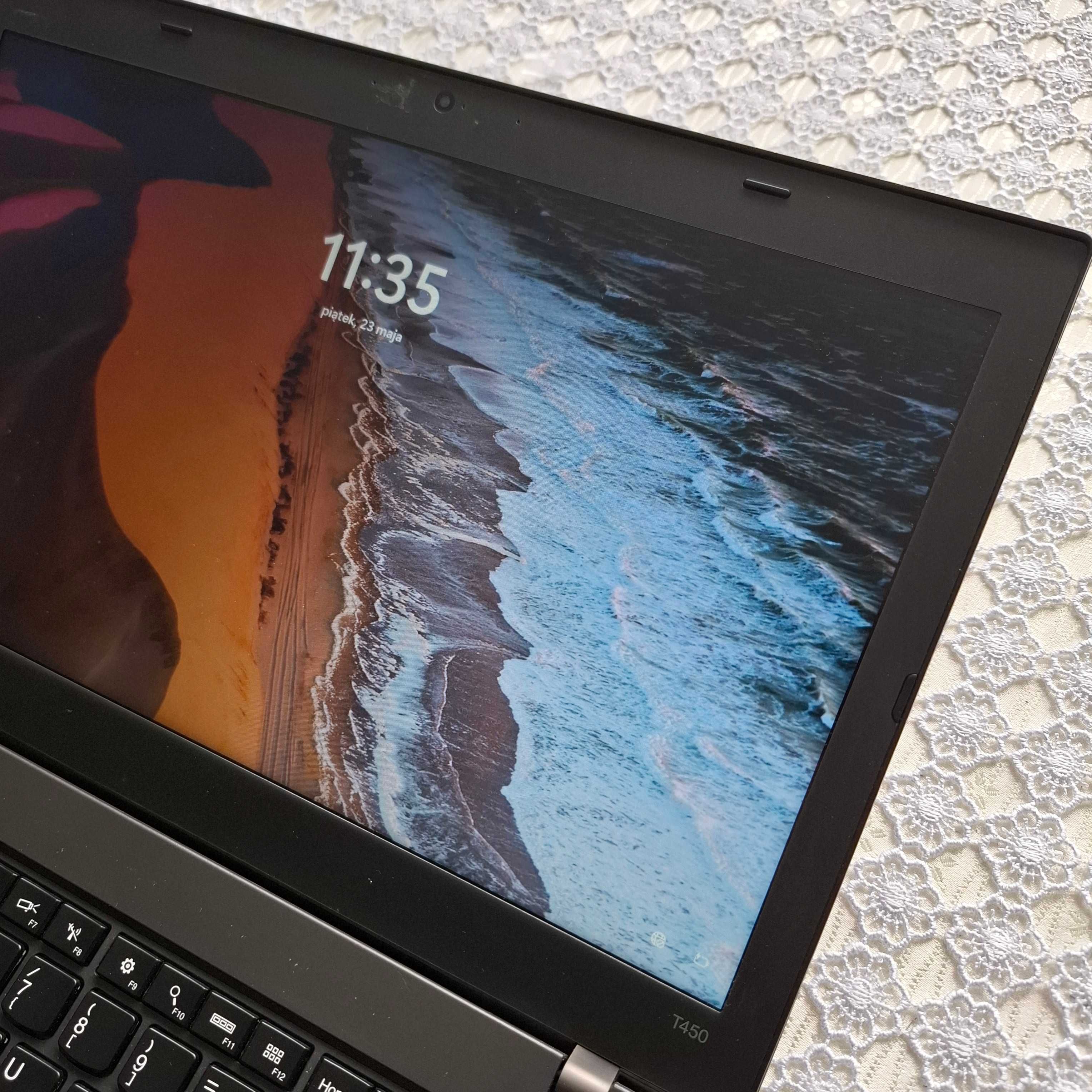 Laptop Lenovo Thinkpad T450 win 11 dwie baterie ,i5 vpro