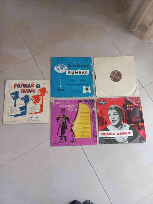 Lote de 5x vinil classicos vintage