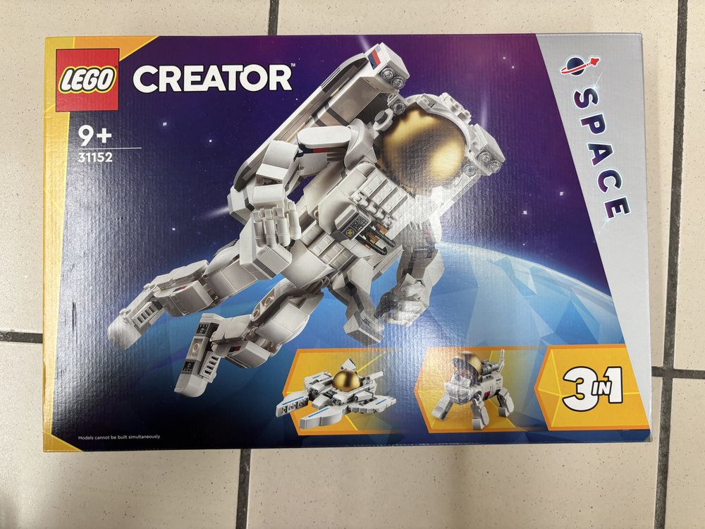 Lego creator 3-1 Girafa, Panda, Tigre, Astraunauta (Novo e Selado)