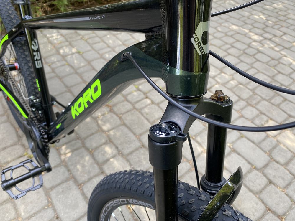 Гірський велосипед Corso Kord 27.5 Green