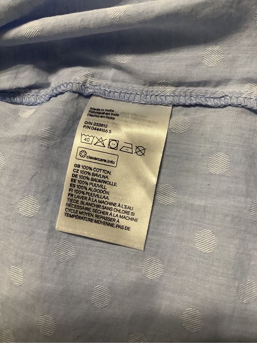 Nowa koszula chłopięca błękitna w kropki H&M 4-5 lat 110 cm