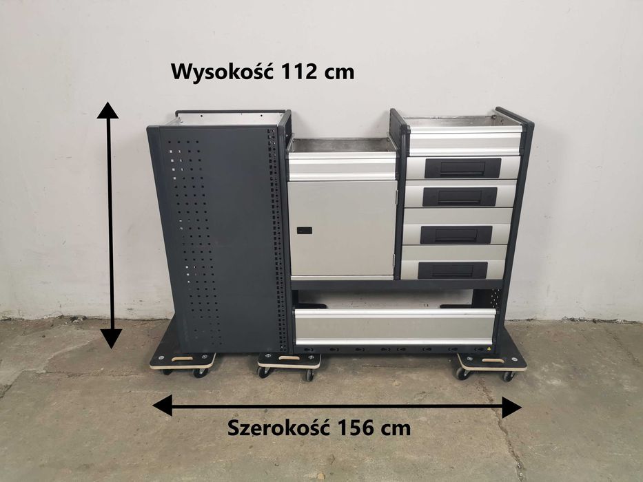 Zabudowa serwisowa warsztatowa regał samochodowy serwisowy BOTT