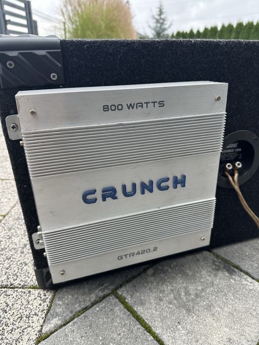 Subwoofer Magnat + wzmacniacz Crunch 800w