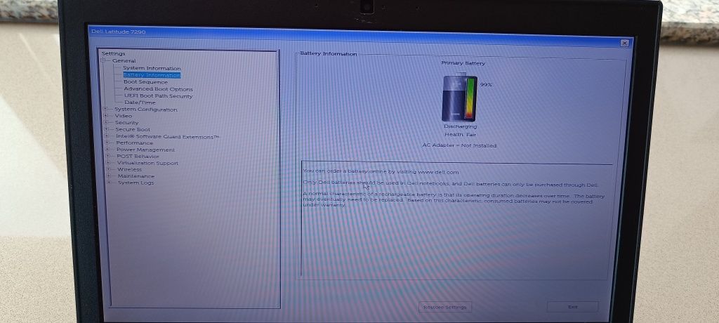 Portátil DELL 7290
