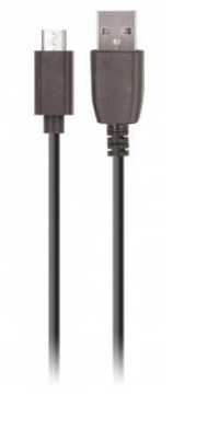 Kabel USB-Micro 2,4A 1m czarny - bulk Outlet