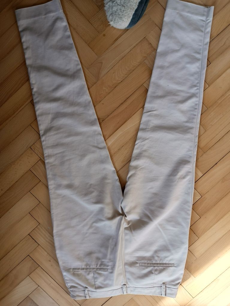 Spodnie beżowe Zara S