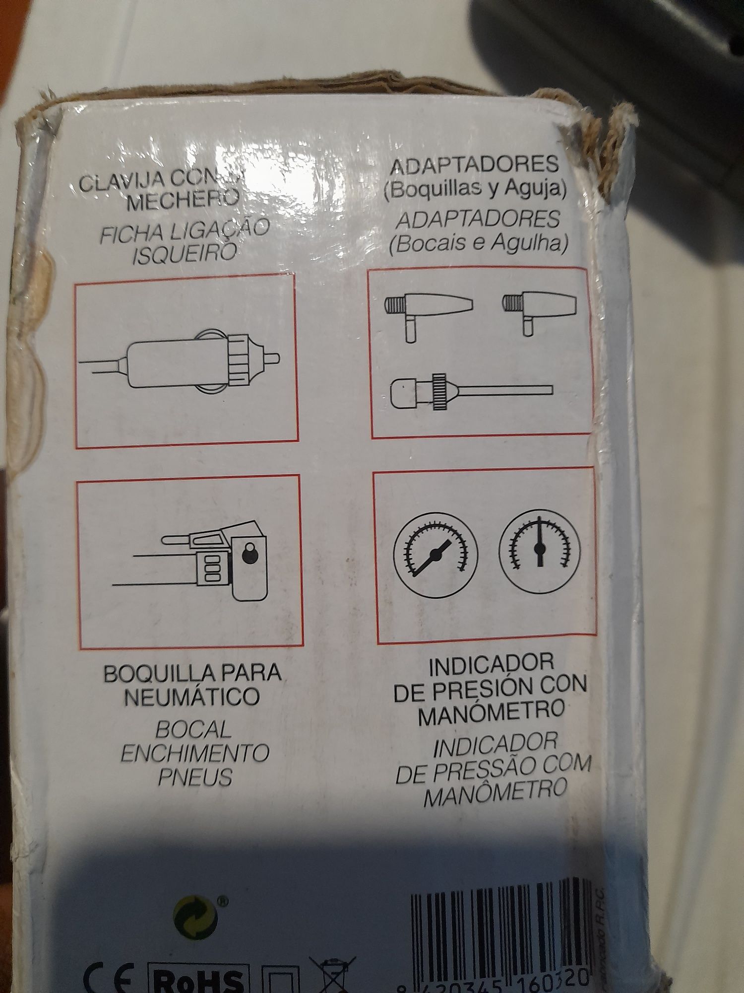 2×  Bomba de encher pneus, bolas etc