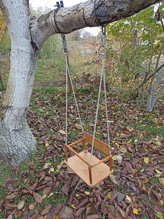 Гойдалка дитяча, качеля дерев'яна