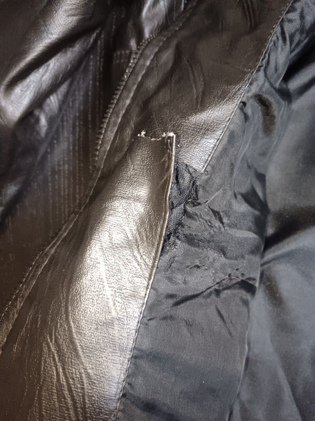 Leather jacket S