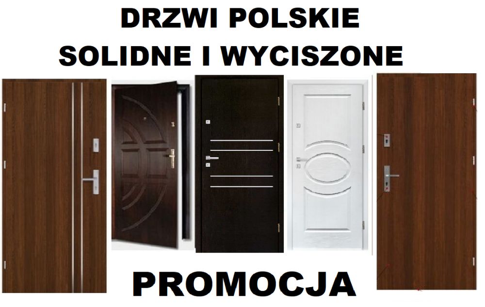 Wewnątrzklatkowe- zewnętrzne drzwi do mieszkania w bloku z MONTAŻEM