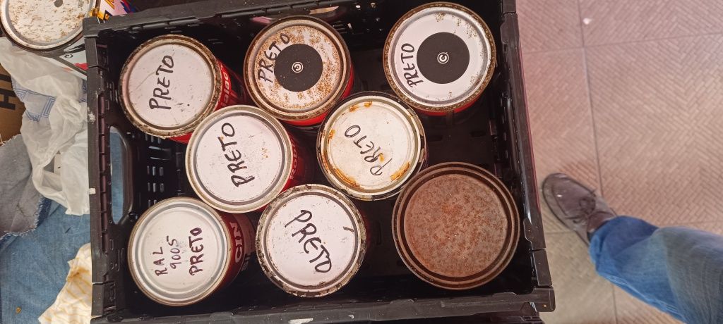 Latas de tinta 0,75ml