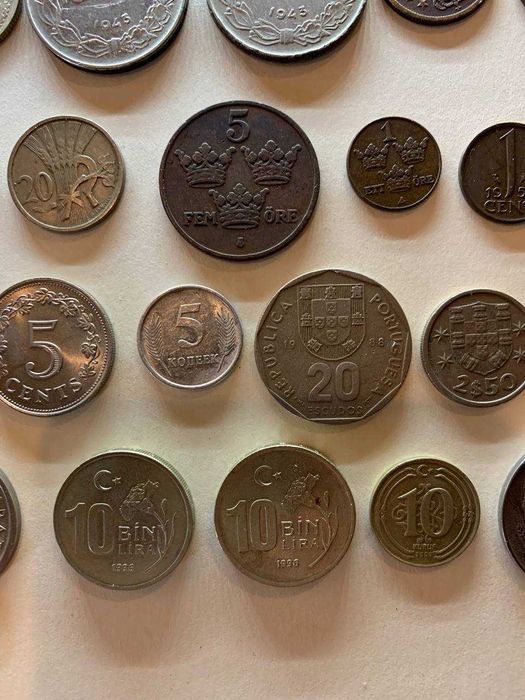Монеты  Европы разные