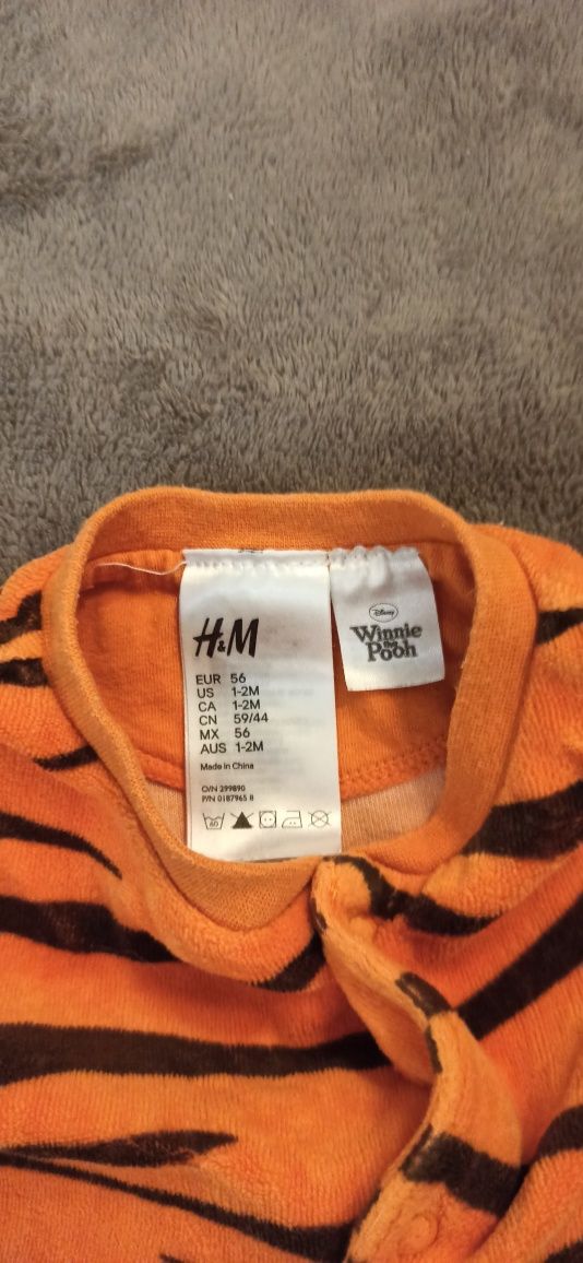 Pajacyk niemowlęcy H&M / pajac / cienki kombinezon niemowlęcy 0-3 mies