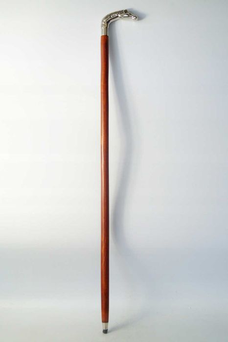 LASKA SPACEROWA koń dekoracyjna chromowa