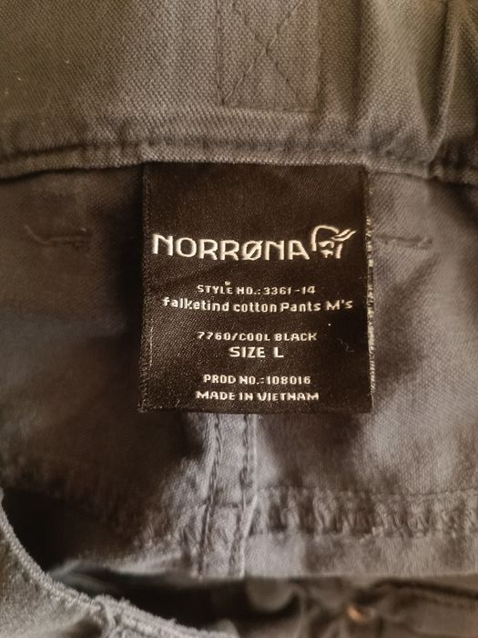 Spodnie trekkingowe letnie Norrona Falketind Cotton Pants, r.L