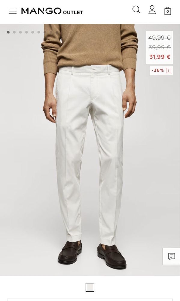 Calcas Slim Fit MANGO NOVAS