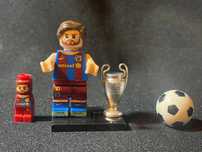 Minifigurka Lionel Messi Barcelona Klocki Figurka Piłka Nożna