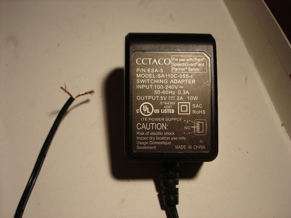 Блок питания без разъема: CCTACO SA 110C-05S-1, ELEMENTECH Au-797Ou