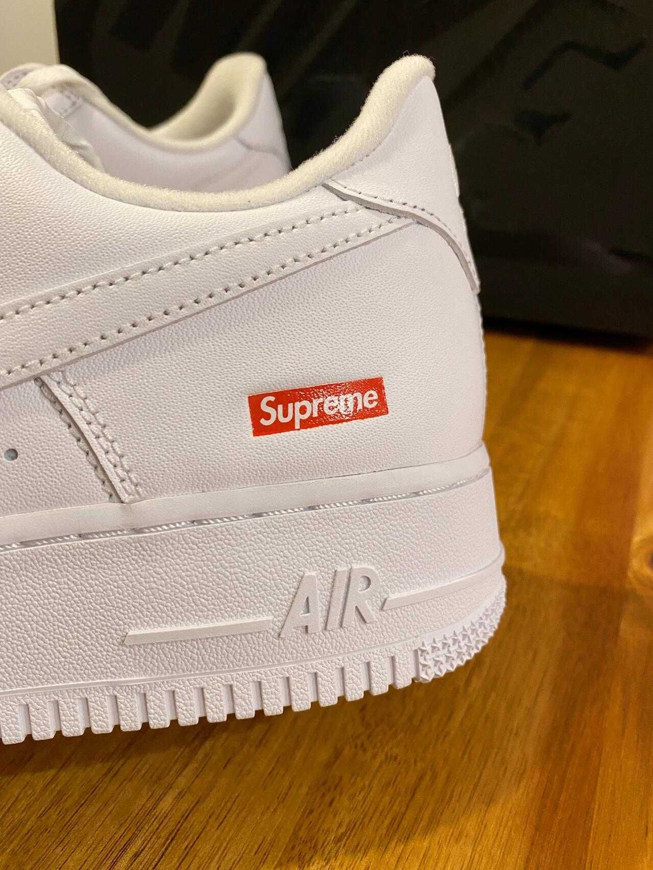 Buty Nike Air Force 1 X Supreme Czarny Damskie i Meskie Rozmiar.39