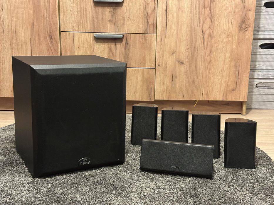Zestaw głośników 5.1 - 5 głośników ONKYO i subwoofer MAGNAT
