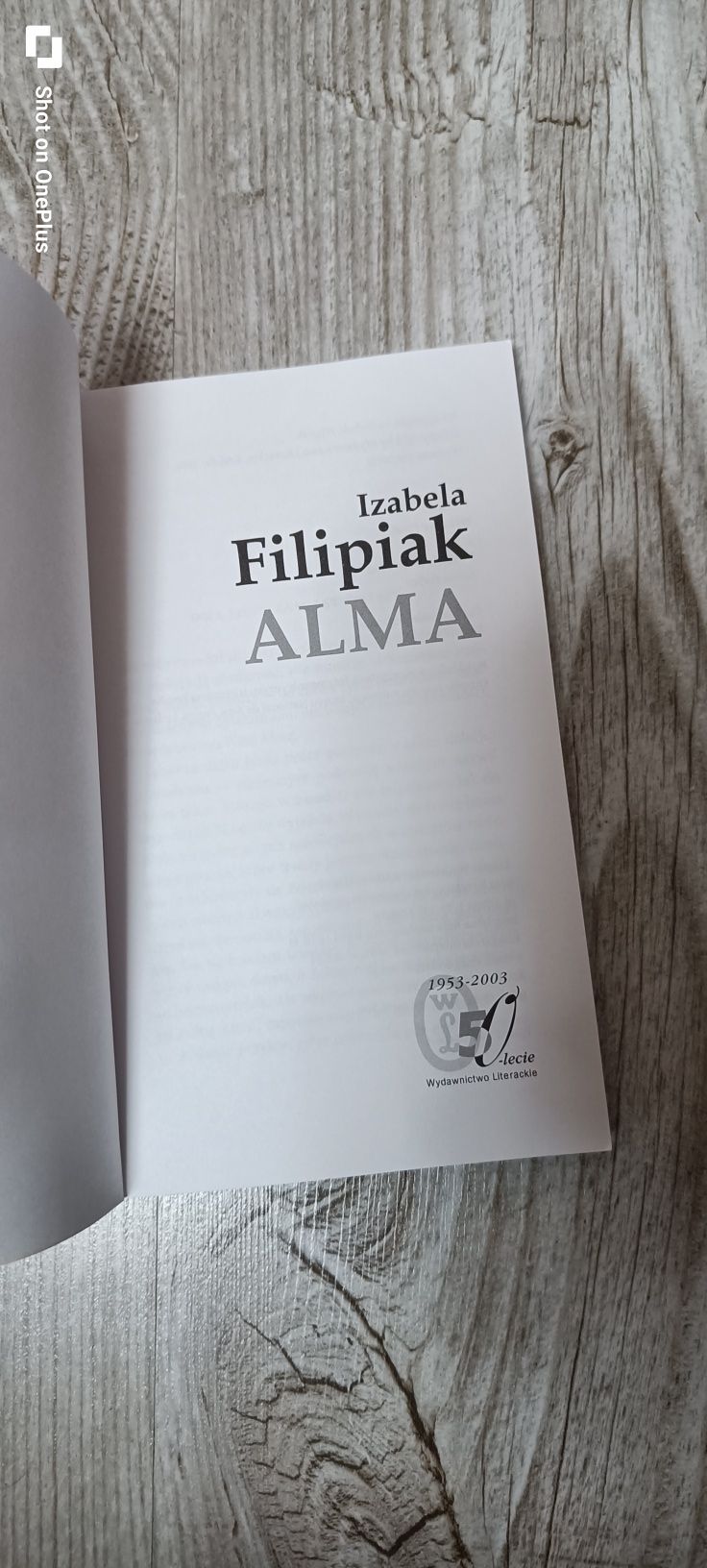 41. Książka Alma Izabela Filipiak
