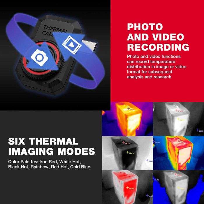 Kamera Termowizyjna Do Telefonów i Urządzań Mobilnych HABOTEST HT820