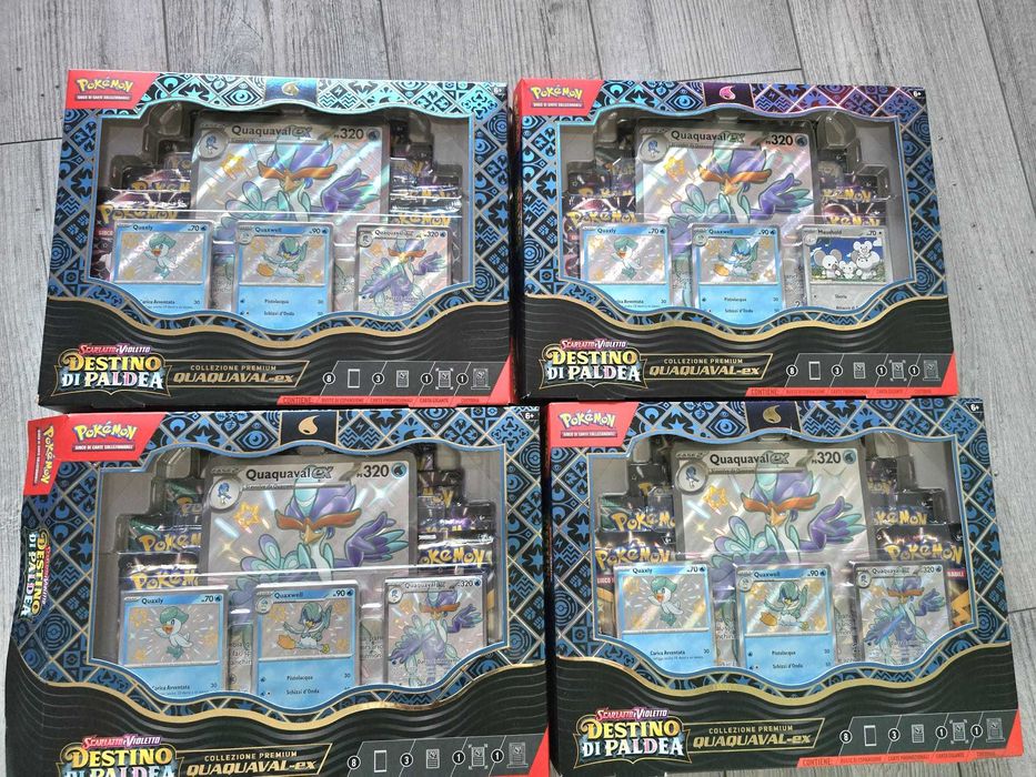 Kolekcja premium Quaquaval-ex rozszerzenia Scarlatto Violetto Pokemon