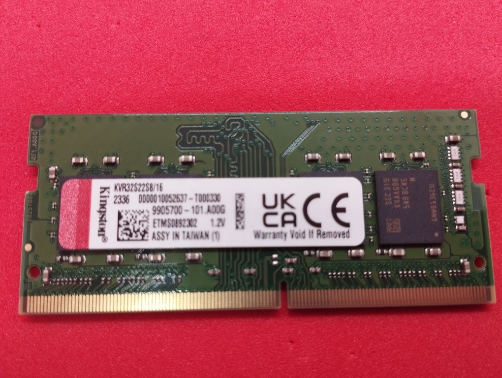 Kingston KVR32S22S8/16 — Оперативная память SO-DIMM 16GB/3200 DDR4