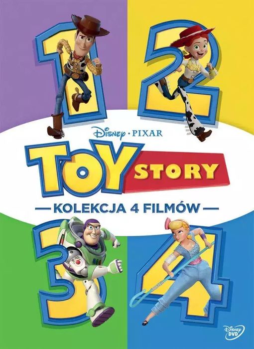 Toy Story 1-4, 4 DVD. Galapagos