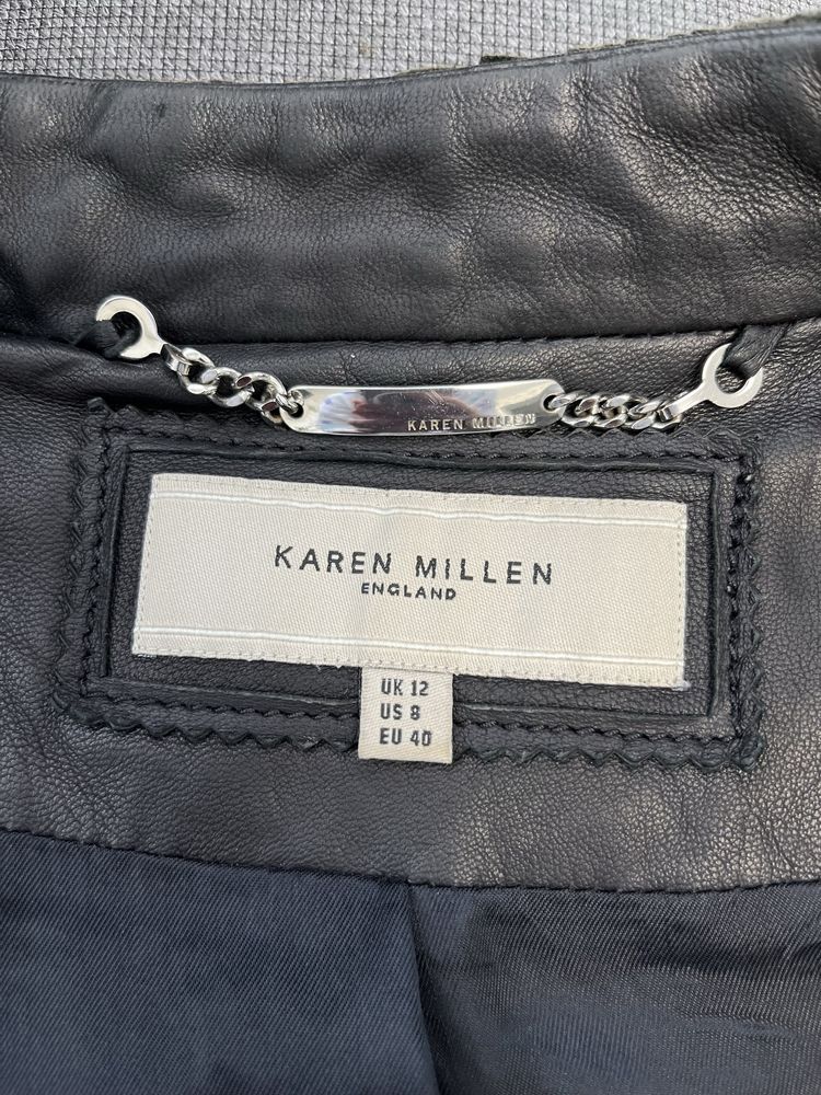 Шкіряна курточка karen millen кожаная