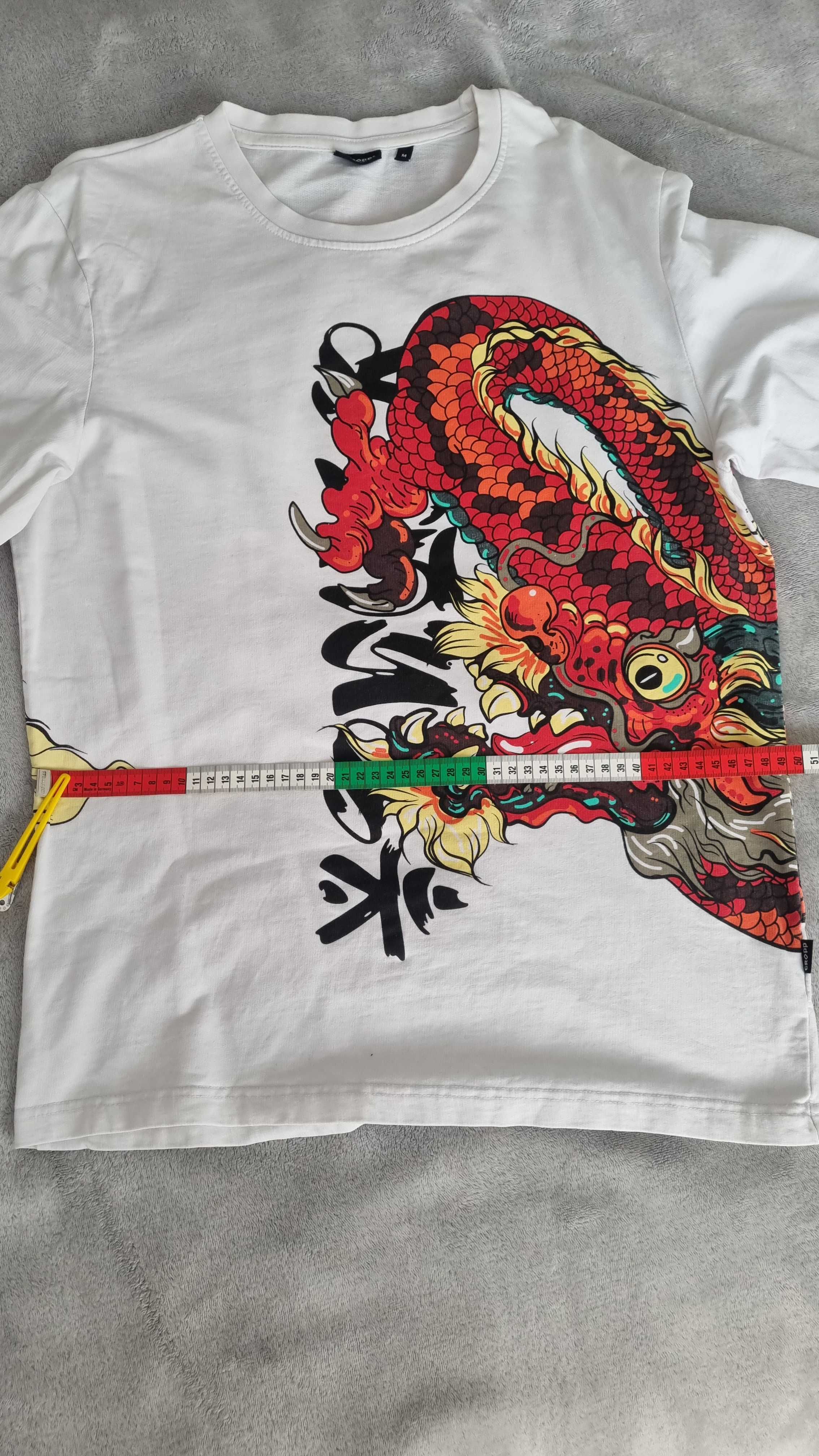 Koszulka z długim ręawem / longsleeve smok Cropp rozmiar M