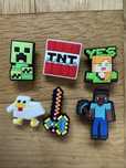 Charms Crocs Minecraft przypinki nowe