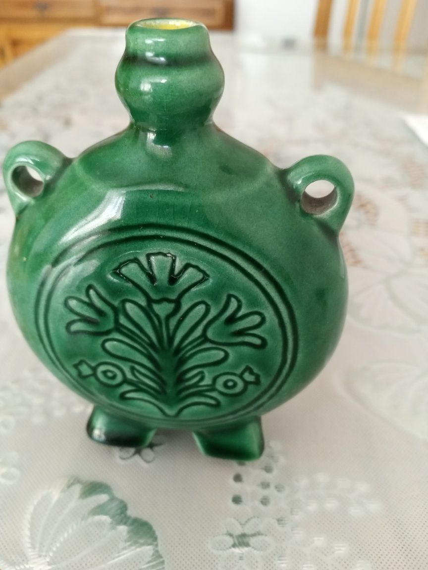 Stara porcelanowa butelka na alkohol, tabakiera