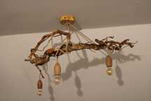 Lampa wisząca ,drewniana z korzenia!!! Rękodzieło