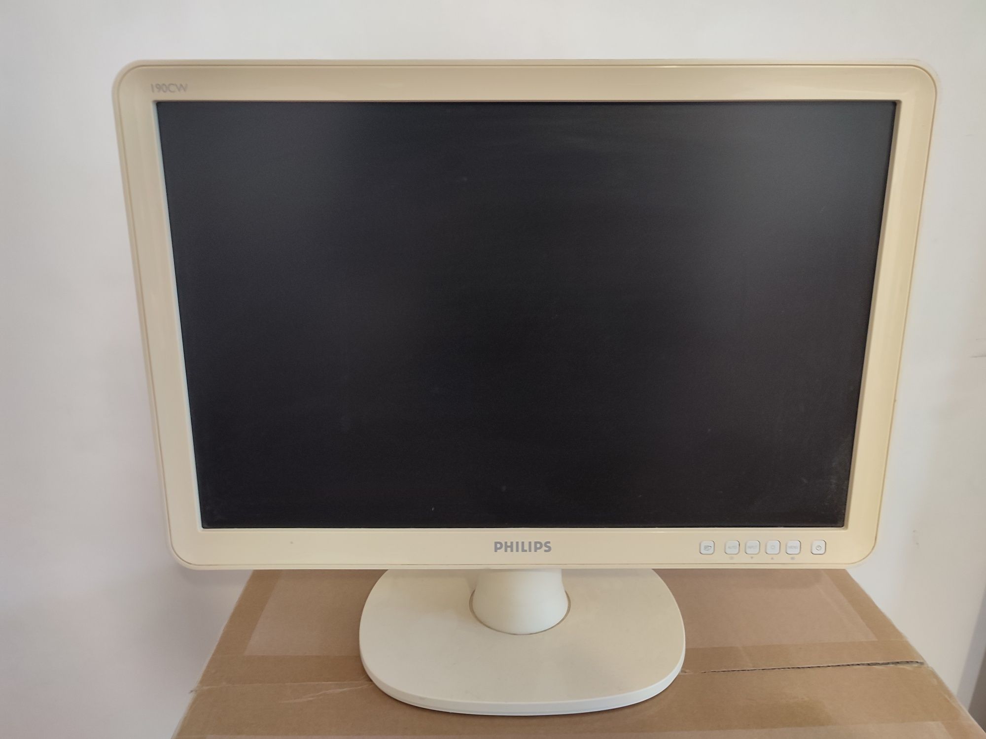 Монітор 19" 1440*900 TN Philips 190CW8FW VGA білий