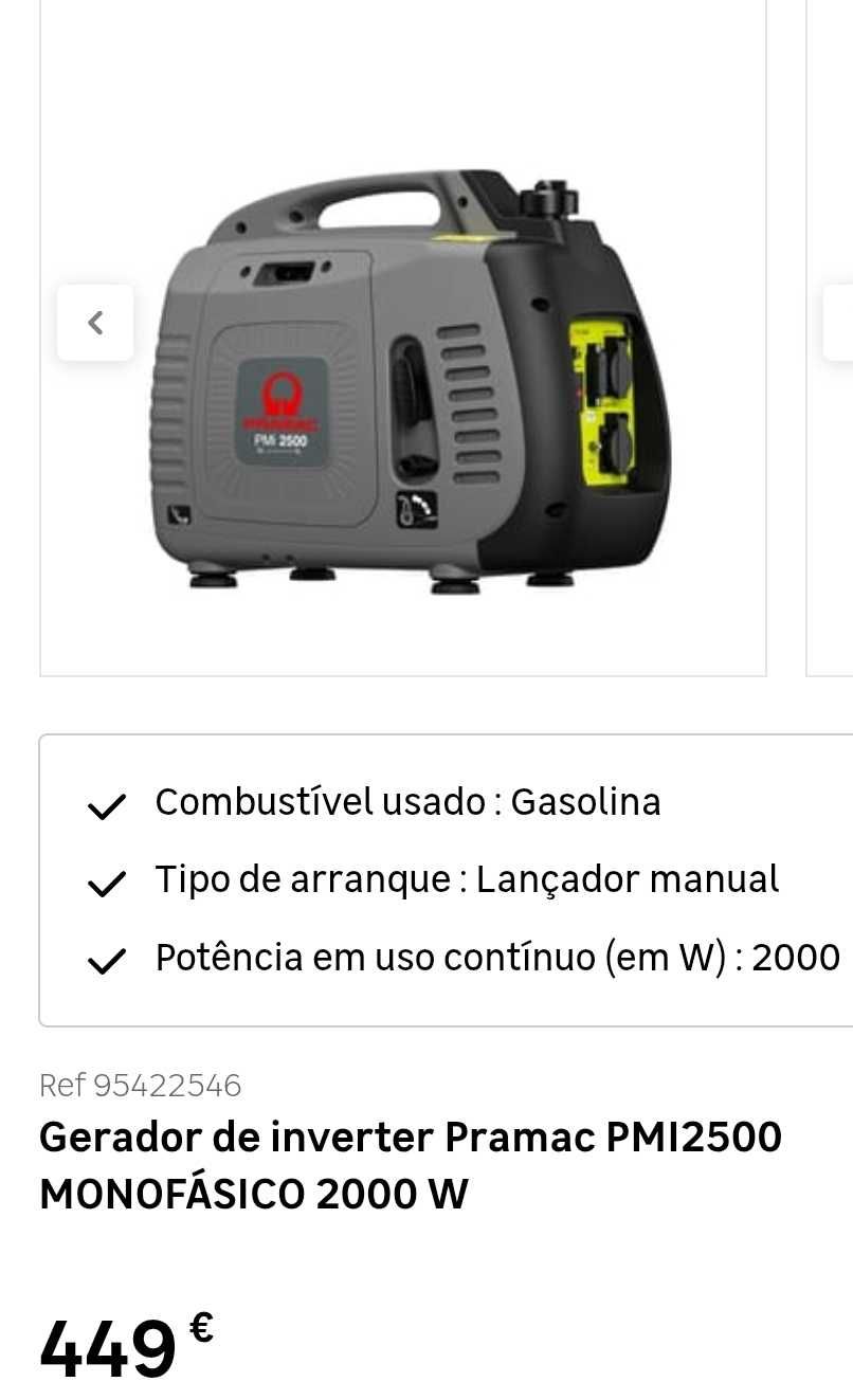 Gerador Inverter Promac PMI2500 – Novo na caixa