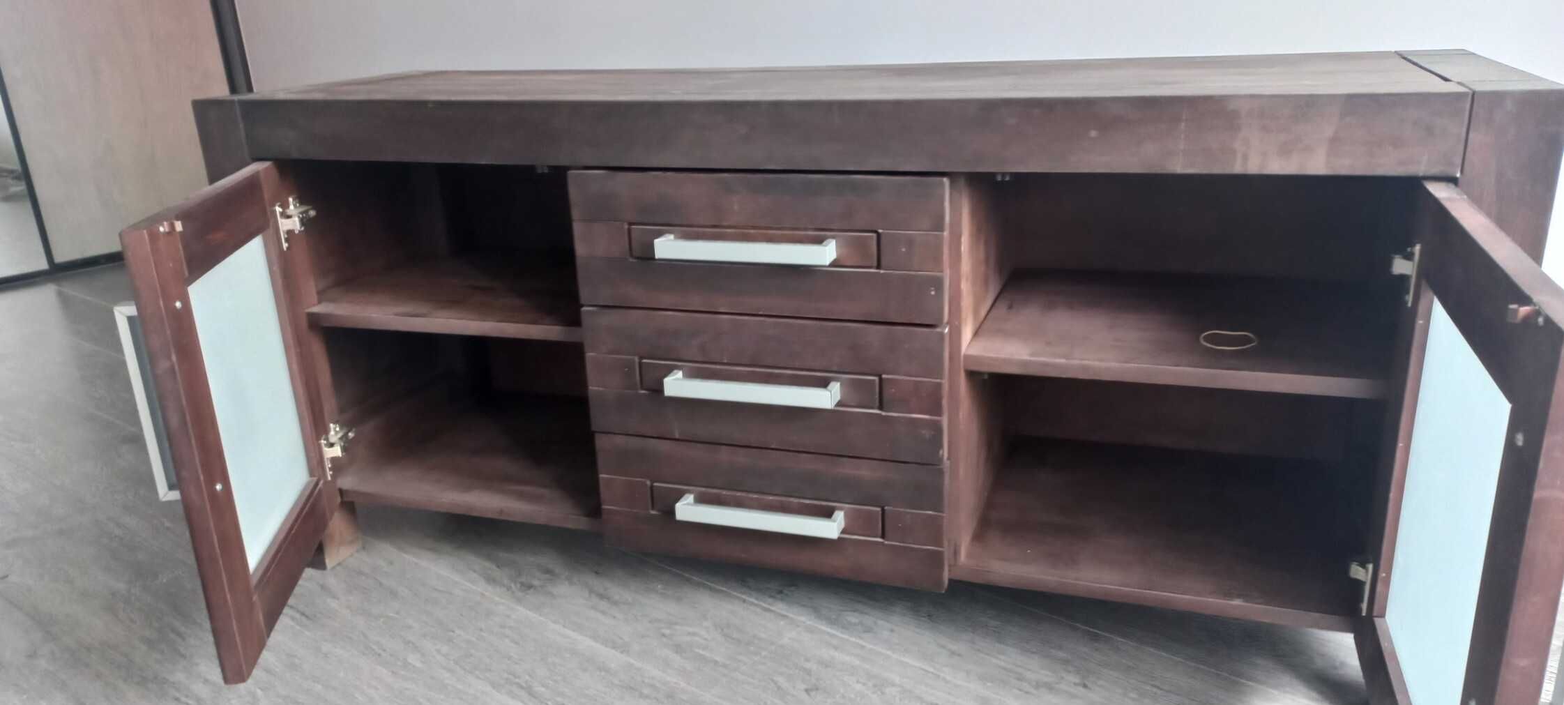Komoda drewniana kolor venge