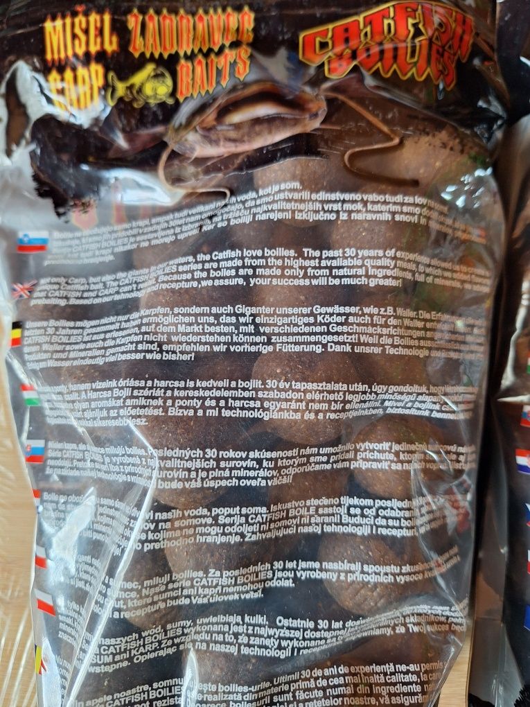 Kulki sumowe Zadravec Catfish Wątroba Krew  2x1kg Sum