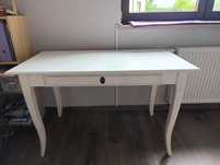 Biurko/toaletka drewniane bejcowane 120x60cm  IKEA w idealnym stanie!