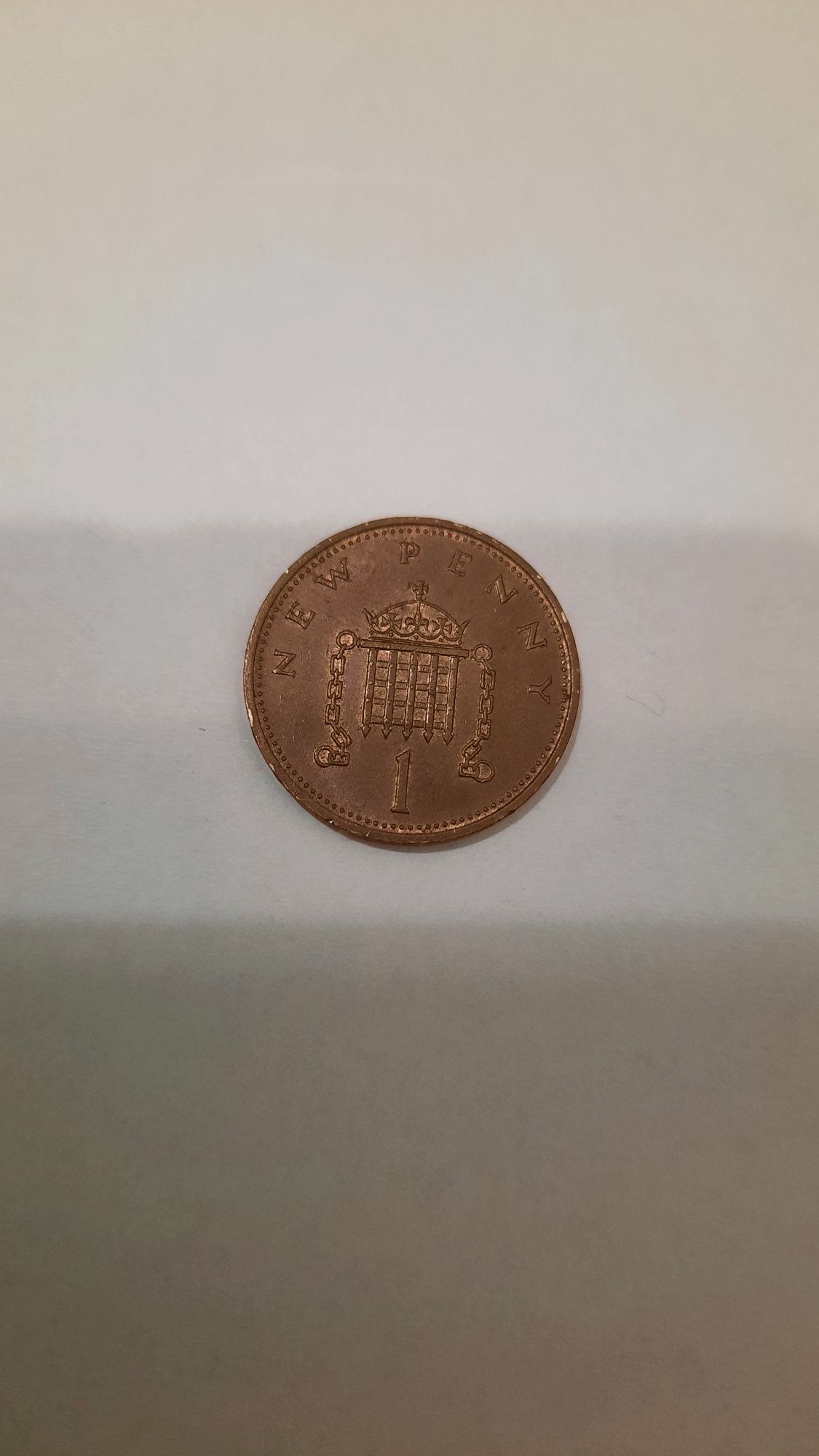 Moneta kolekcjonerska New penny z 1971r.