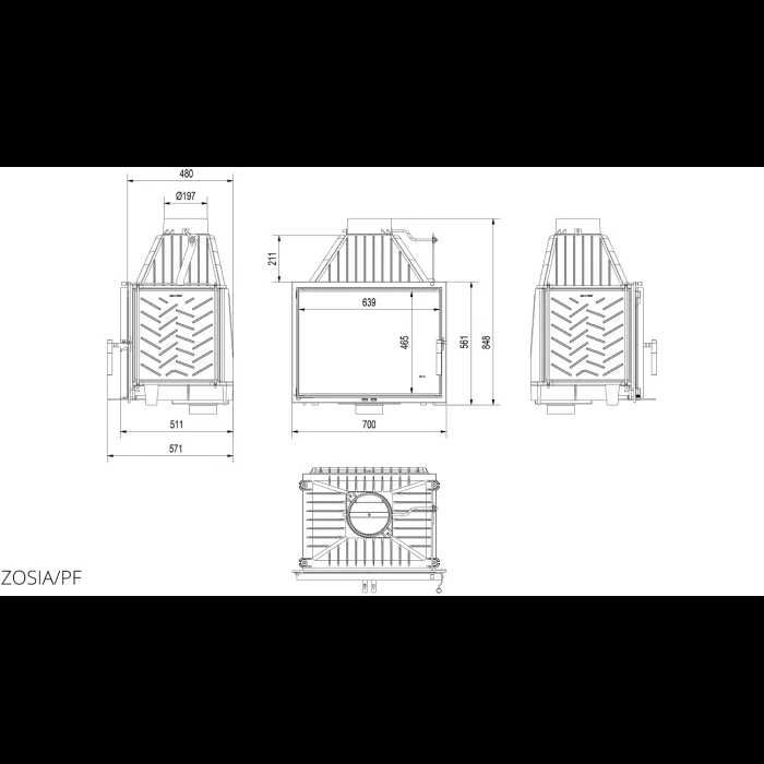 Камін   ZOSIA ECO 12 (12,0 кВт)